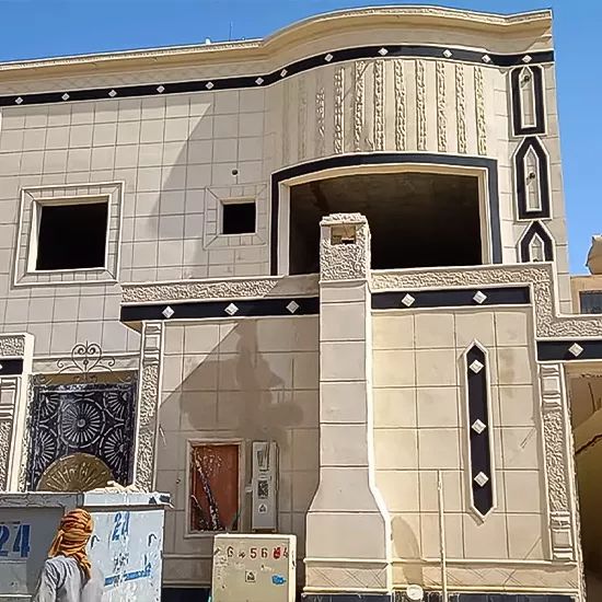 لياسة ملونة / لياسة واجهات في الدمام والخبر